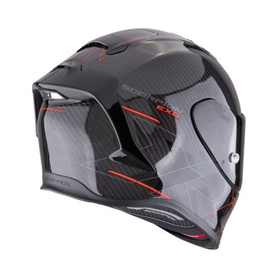 EXO-R1 EVO CARBON AIR RALLY Negro-Rojo XL